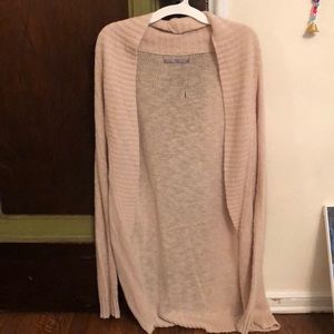 Long tan sweater from Urban Outfitters